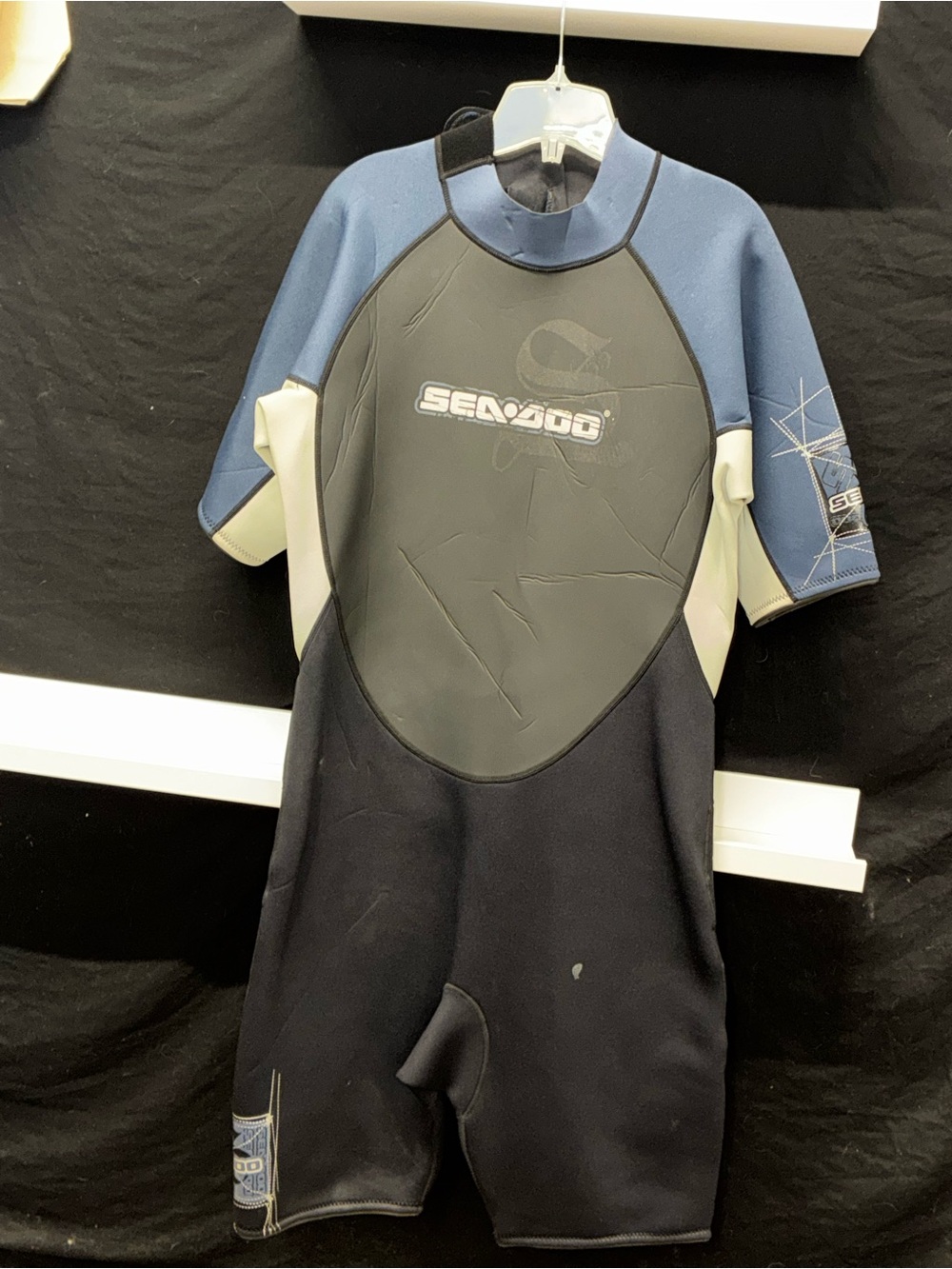 Mens Shorty Wetsuit in Navy/Blue XXL